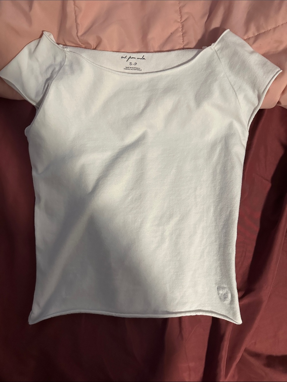 Urban Outfitters White Crew Neck Tee